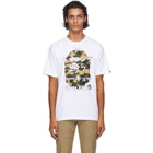 BAPE White 1st Camo Katakana T-Shirt