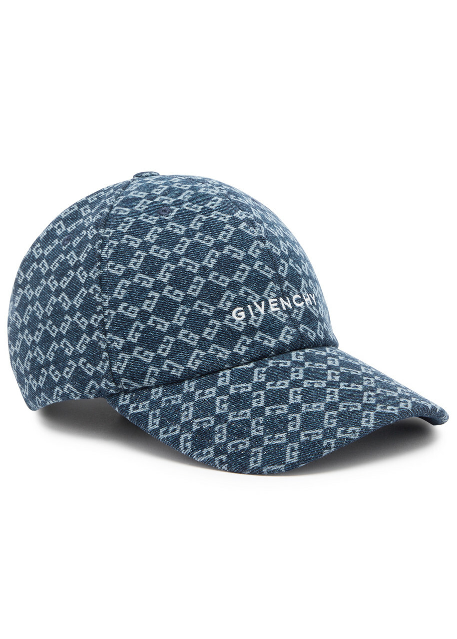 Givenchy Logo-monogrammed Denim cap - Blue - One Size