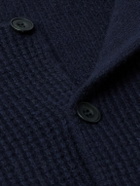 Rubinacci - Waffle-Knit Cashmere Cardigan - Blue