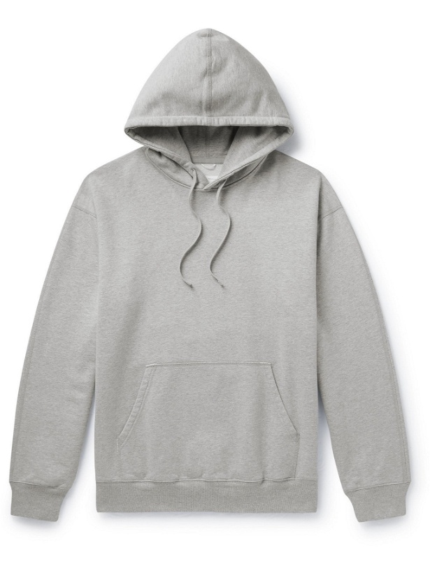 Photo: REIGNING CHAMP - Loopback Cotton-Jersey Hoodie - Gray - L