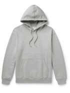 REIGNING CHAMP - Loopback Cotton-Jersey Hoodie - Gray - L