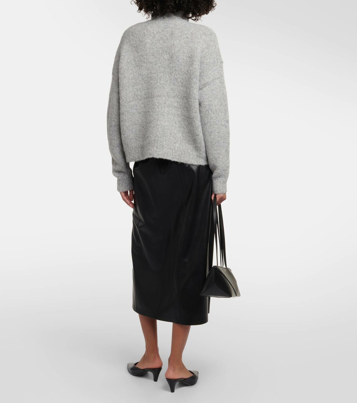 Nili Lotan Sierra alpaca-blend turtleneck sweater