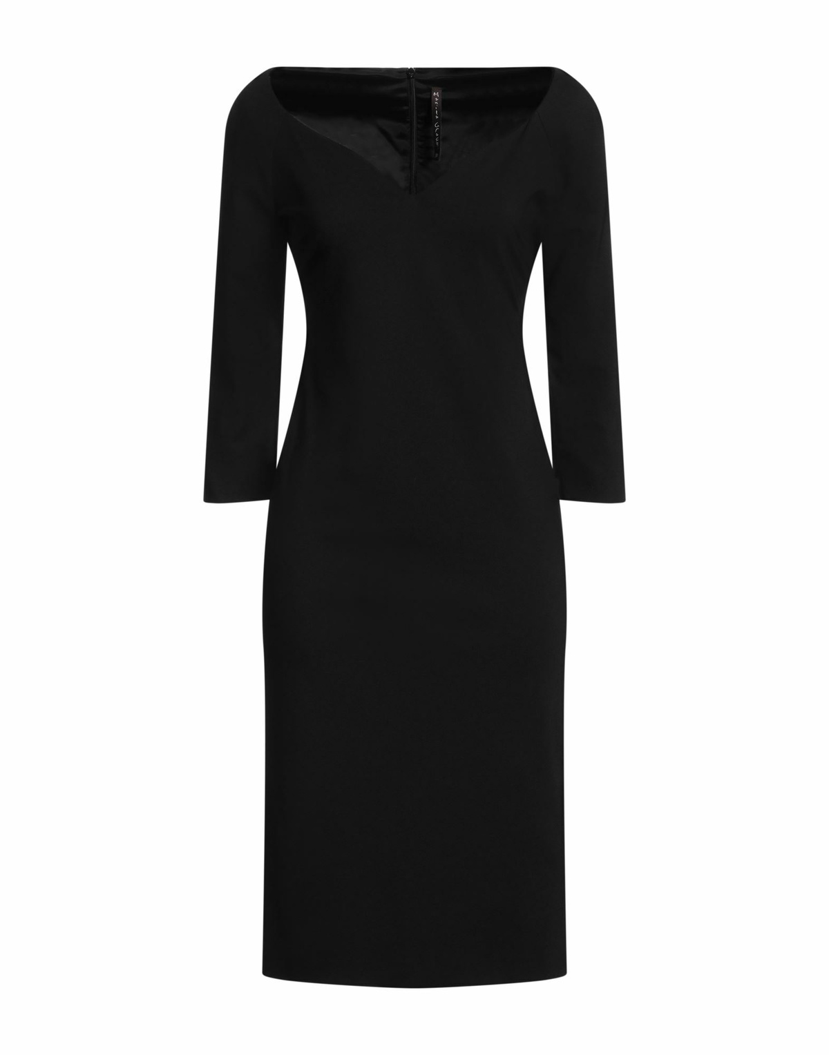 Manila Grace Womens Midi dress in Black