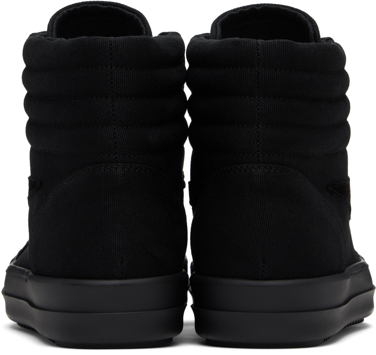 Rick Owens DRKSHDW Black Hollywood Vintage High Sneakers
