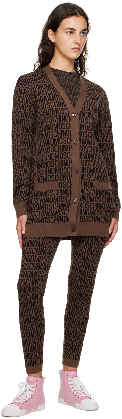 LOVE MOSCHINO: dress in cotton blend with print - Black | Love Moschino