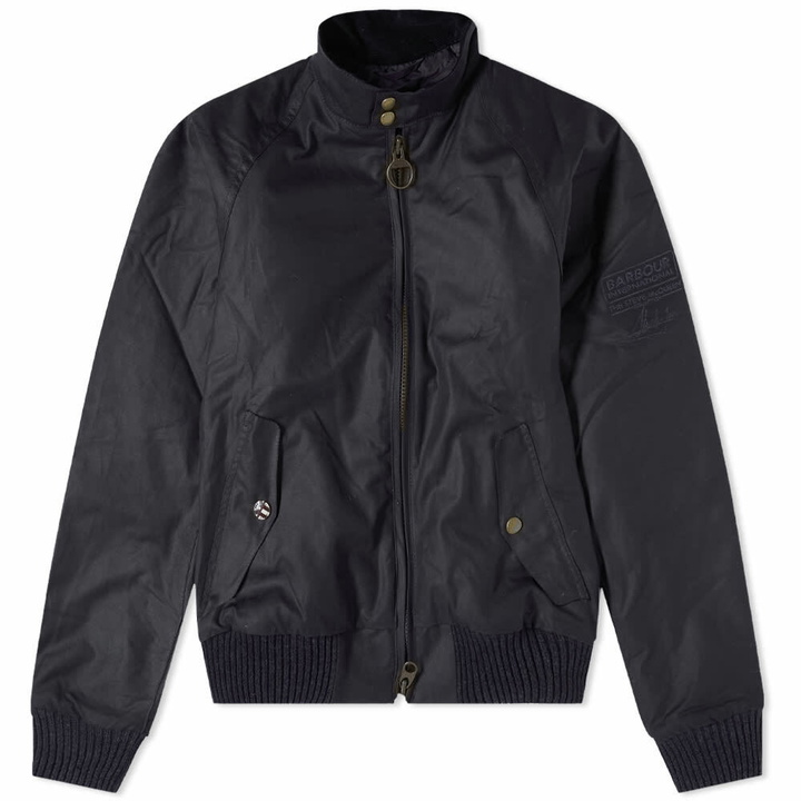 Photo: Barbour Men's International Steve McQueen Merchant Wax Jacket in Navy