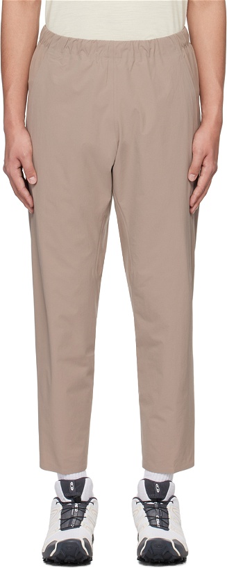 Photo: Veilance Taupe Secant Comp Track Pants