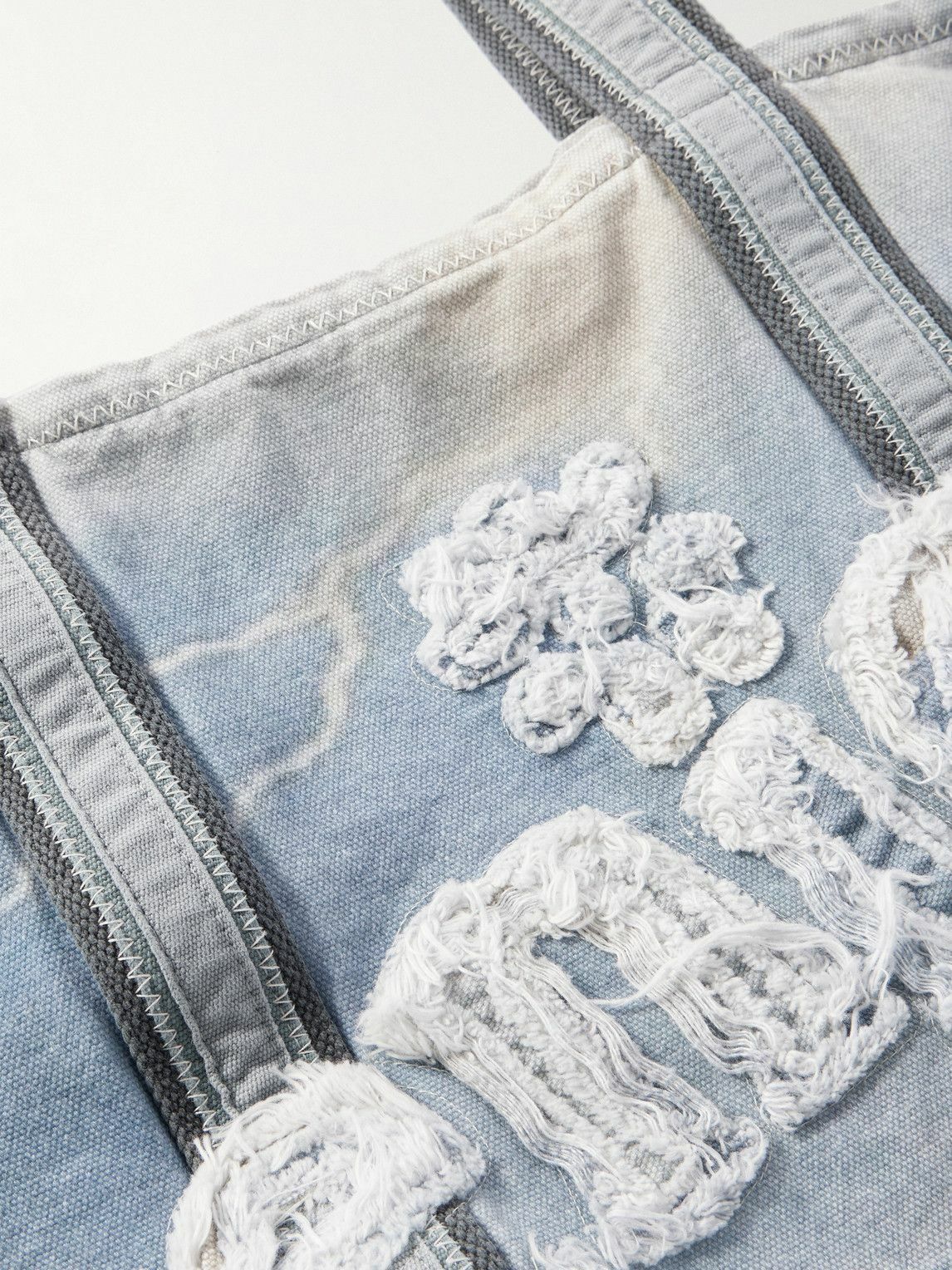 ERL - Venice Logo-Appliquéd Denim Tote Bag