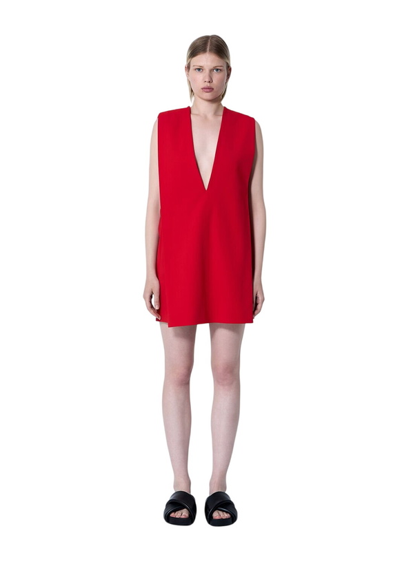Photo: Sportmax Plunge Mini Dress With Belt