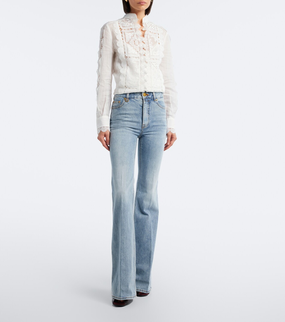 Zimmermann Faded flared jeans