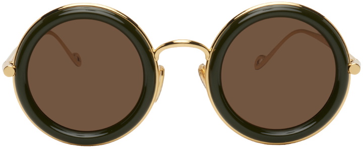 Photo: Loewe Khaki Round Sunglasses