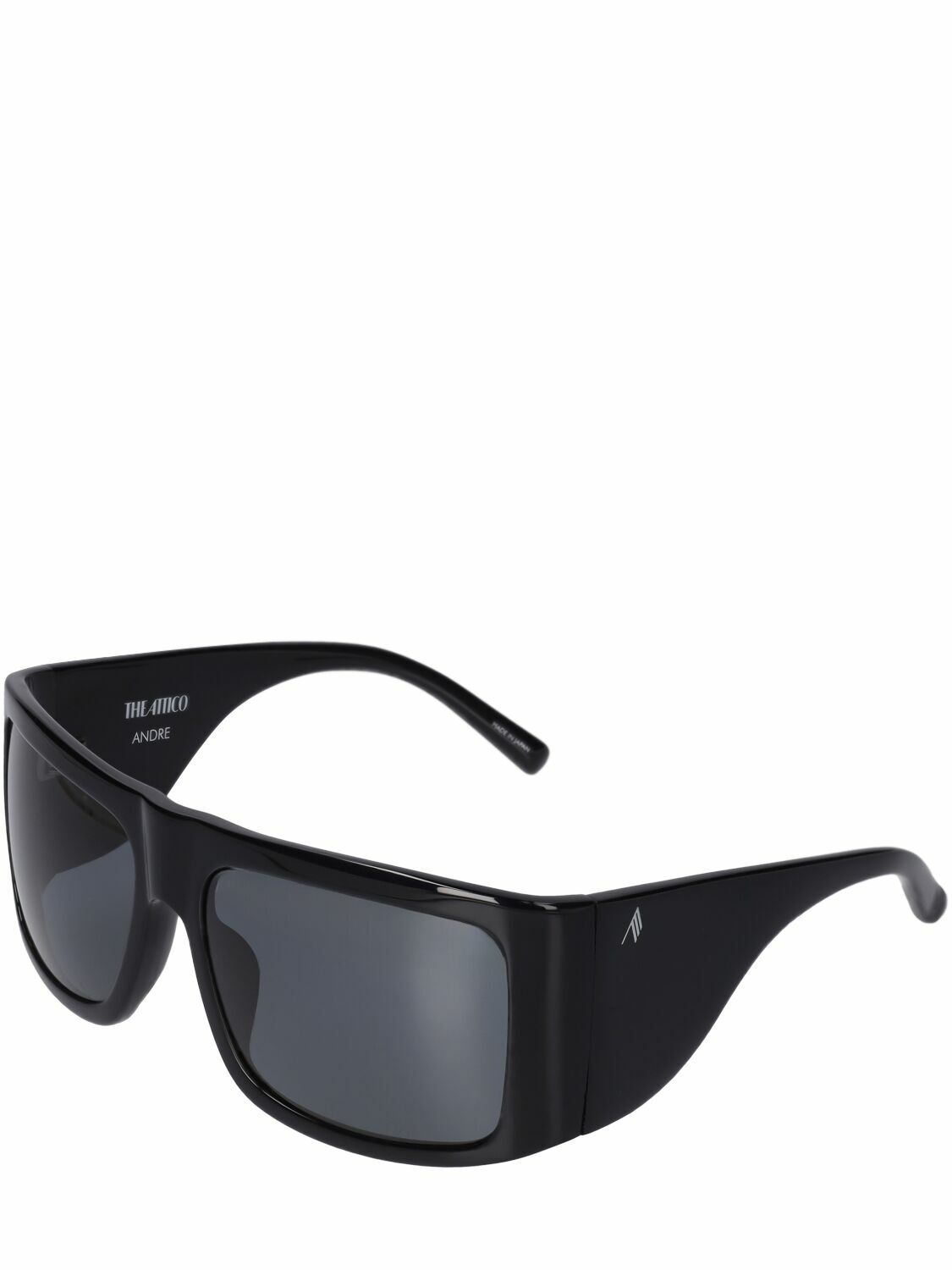 アイウェアその他 The Attico glasses-2 The Attico - The Attico Edie Aviator Sunglasses in Black