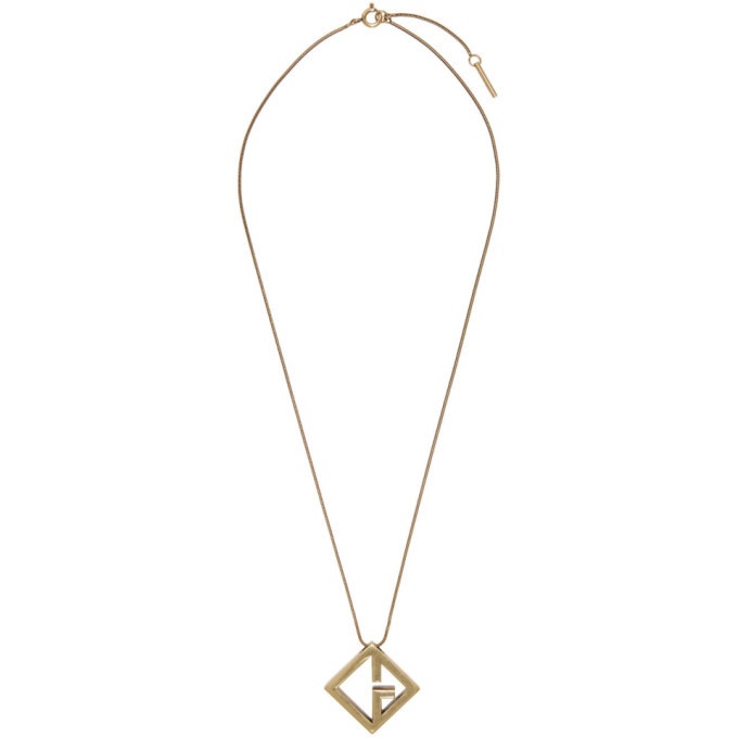 Photo: Givenchy Gold Geometric G Pendant Necklace
