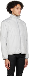 John Elliott Off-White Reversible Polar Jacket