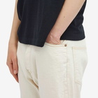 Ordinary Fits Men's 108 Loose Ankle Denim Jeans in Ecru One Wash