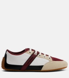 Givenchy Slim suede-trimmed sneakers