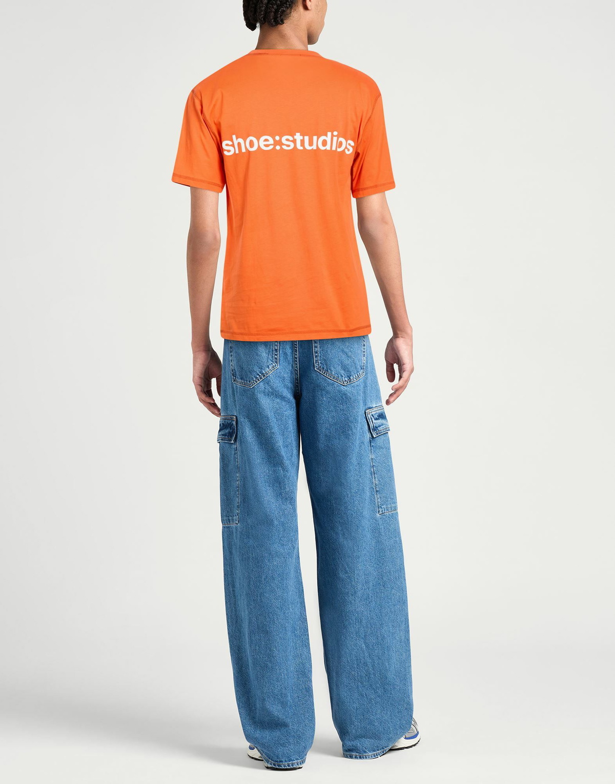 Shoe Mens T-shirt in Orange