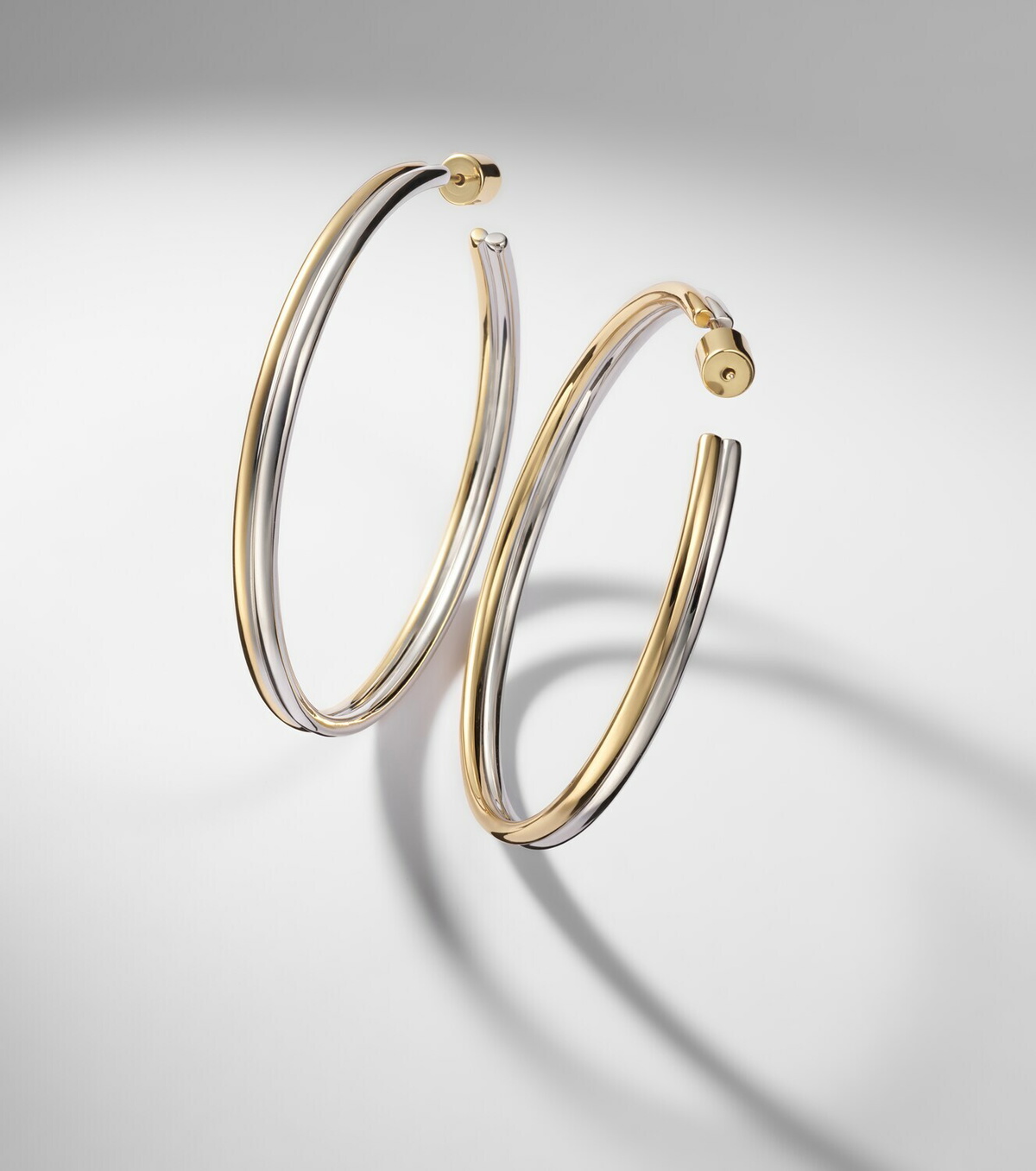 Jennifer Fisher Thread 10kt gold-plated hoop earrings