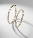 Jennifer Fisher Thread 10kt gold-plated hoop earrings