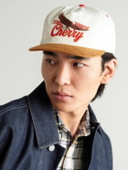 Cherry Los Angeles - Logo-Embroidered Cotton-Twill and Suede Baseball Cap