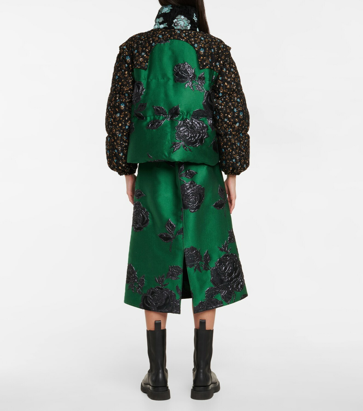 Moncler Genius - 2 Moncler 1952 patchwork jacquard down