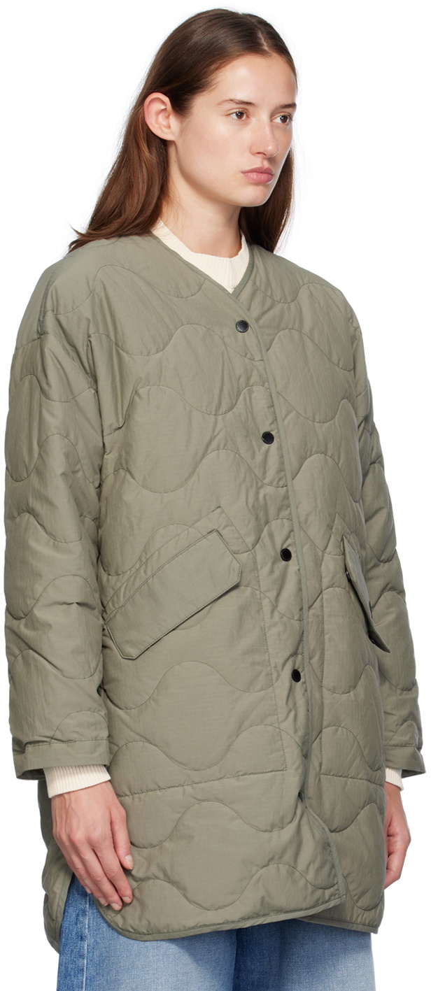 Canada Goose Green 'Black Label' Elgin Liner Reversible Down Coat