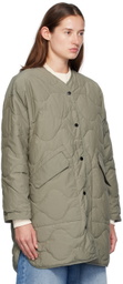 Canada Goose Green 'Black Label' Elgin Liner Reversible Down Coat