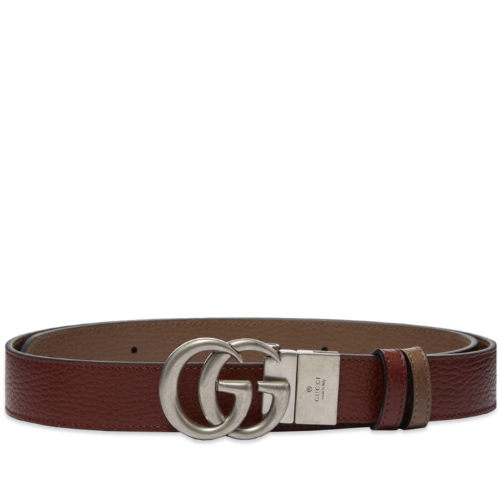 Photo: Gucci Men's GG Interlock Belt in Brown
