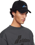 We11done Black WD Logo Cap