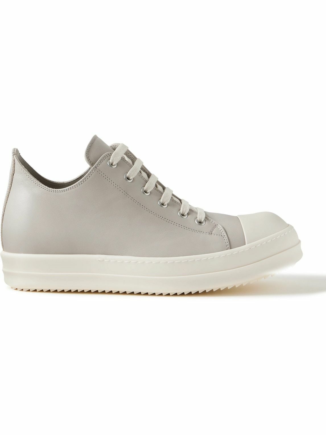 Photo: Rick Owens - Leather Sneakers - Gray