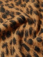 Palm Angels - Brushed Jacquard-Knit Cardigan - Animal print