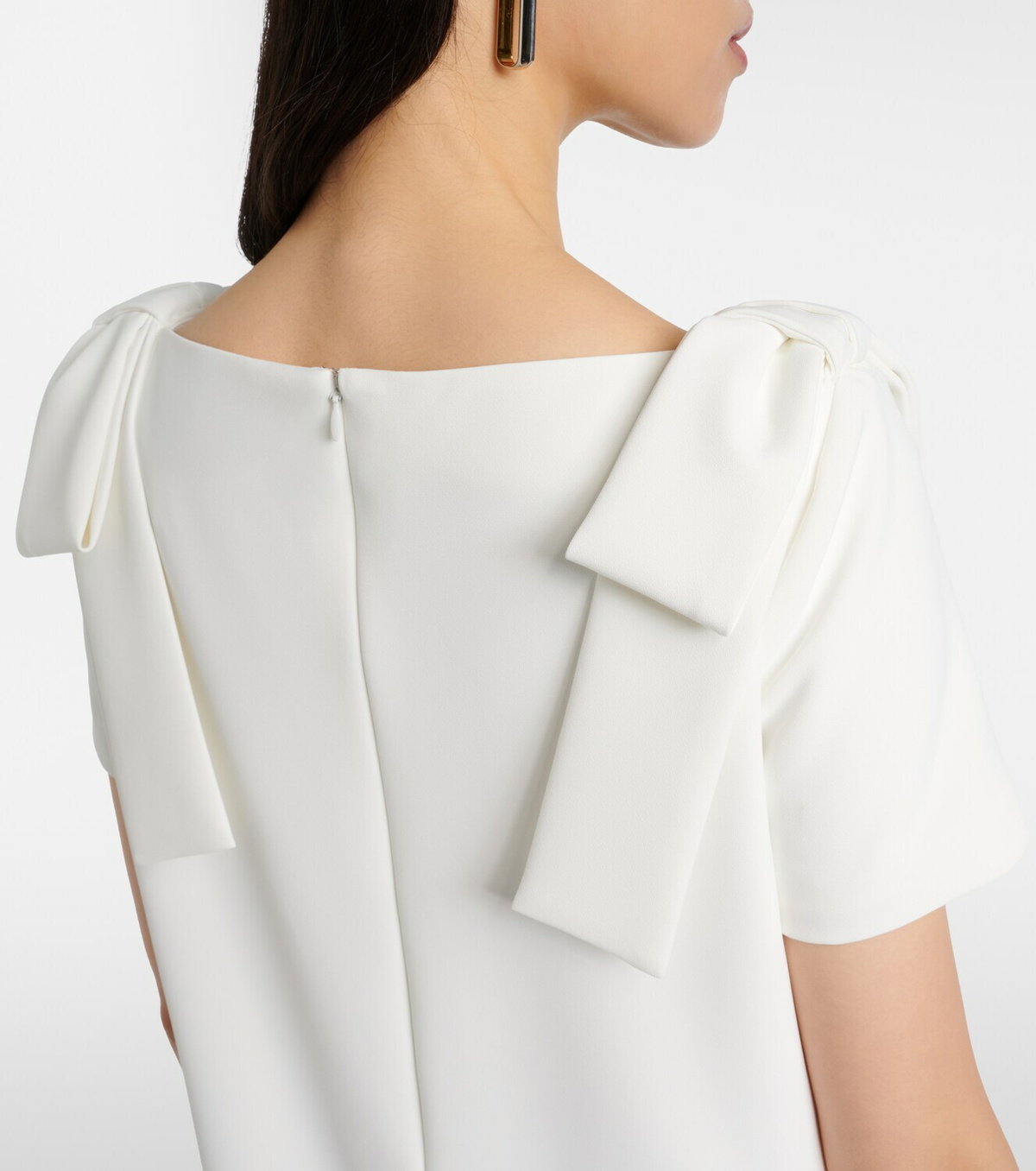 Carolina Herrera Bow-detail floral gown