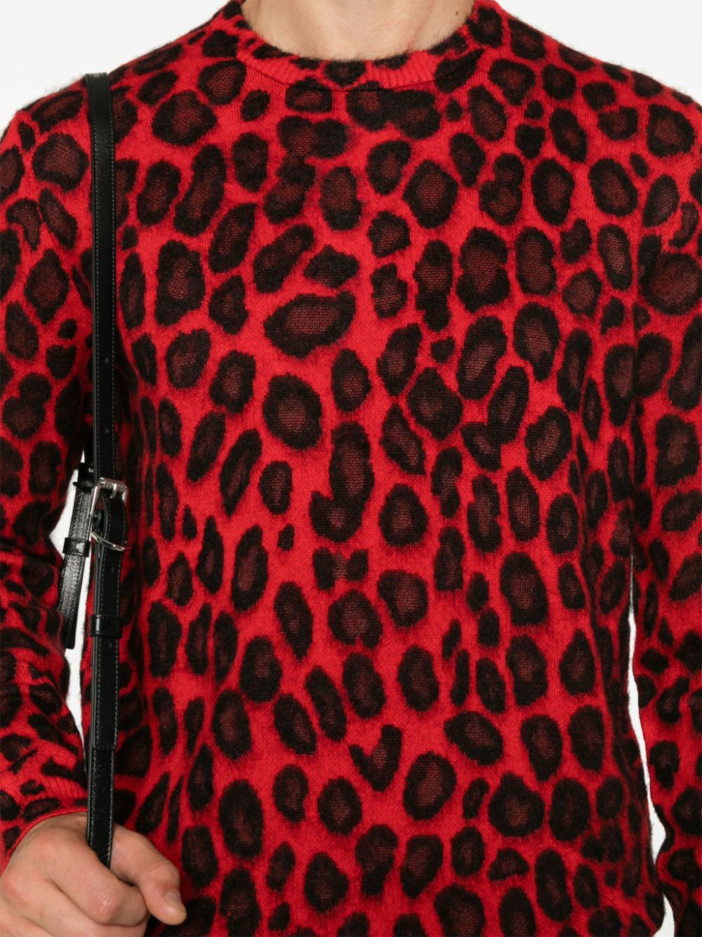 Alexander McQueen Leopard Print Sweater Alexander McQueen