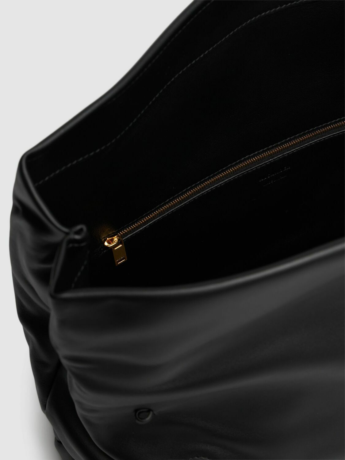 JIL SANDER Medium Rollup Soft Leather Shoulder Bag Jil Sander