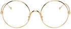 Loewe Gold Round Glasses