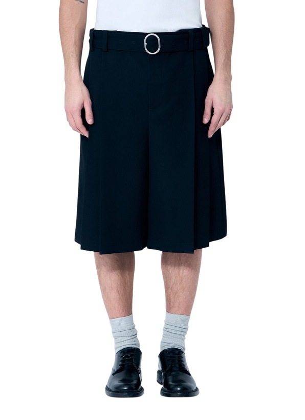 Photo: Jil Sander Belted Pleated Shorts
