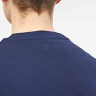 AMI Men's Paris Varsity Logo T-Shirt in Nautic Blue