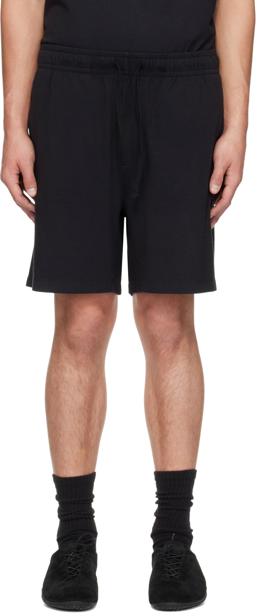 SKIMS Black Jersey Lounge Relaxed Shorts