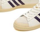 Adidas Men's Jabbar Lo Half Shell Sneaker in Off White/Violet/Warm Vanilla