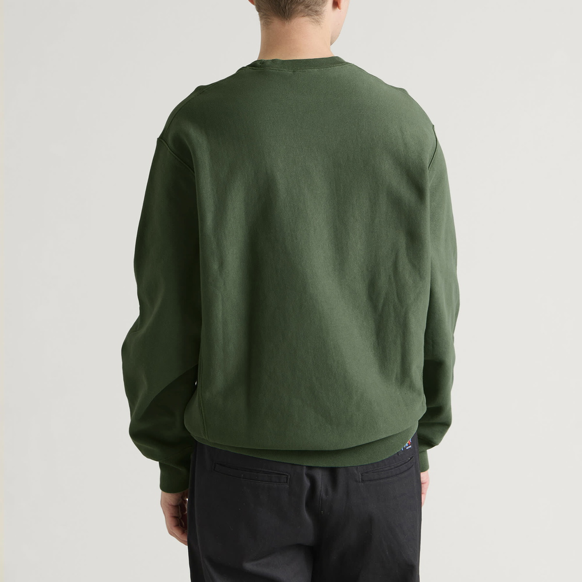 Champion Men's Reverse Weave Relaxed Sweatshirt in Green
