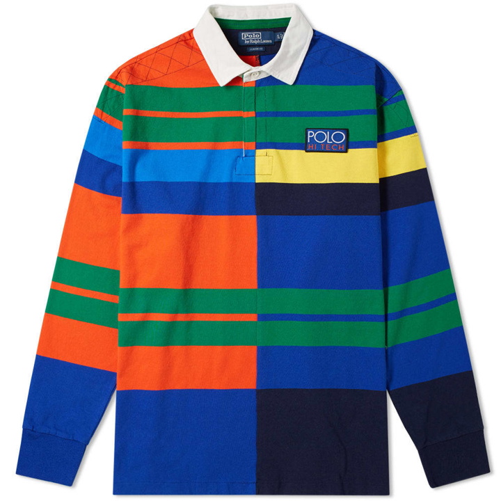 Photo: Polo Ralph Lauren Long Sleeve High-Tech Multi Stripe Rugby Shirt