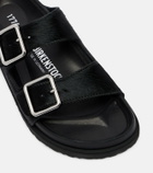 Birkenstock 1774 Arizona calf hair slides