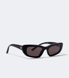 Balenciaga Logo oval sunglasses