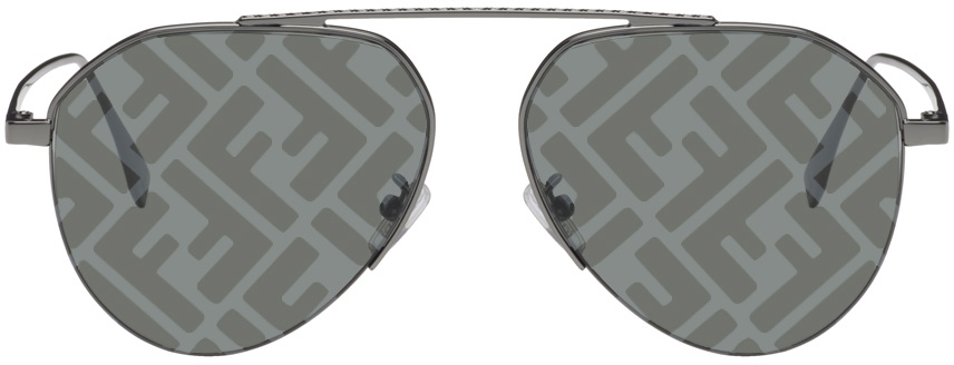 Fendi Sky - Ruthenium sunglasses, Fendi