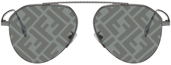 Photo: Fendi Gunmetal Travel Sunglasses