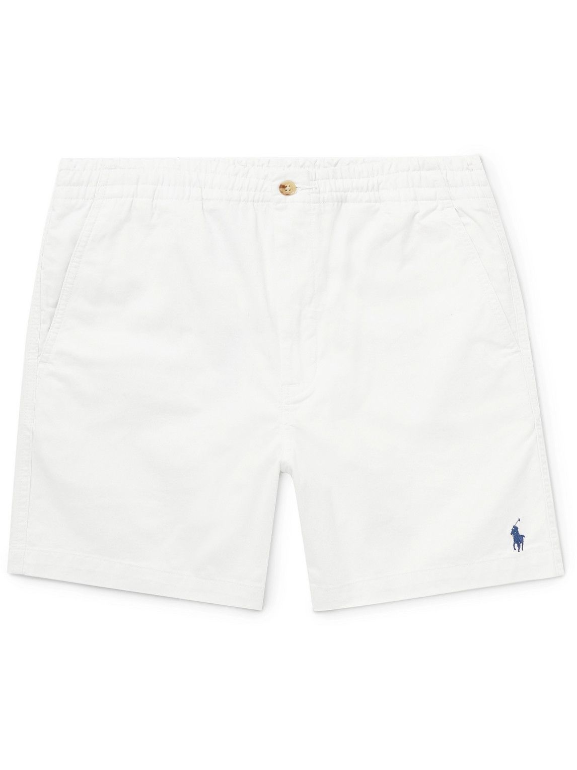 Polo Ralph Lauren - Logo-Embroidered Cotton-Blend Twill Shorts - White Polo  Ralph Lauren