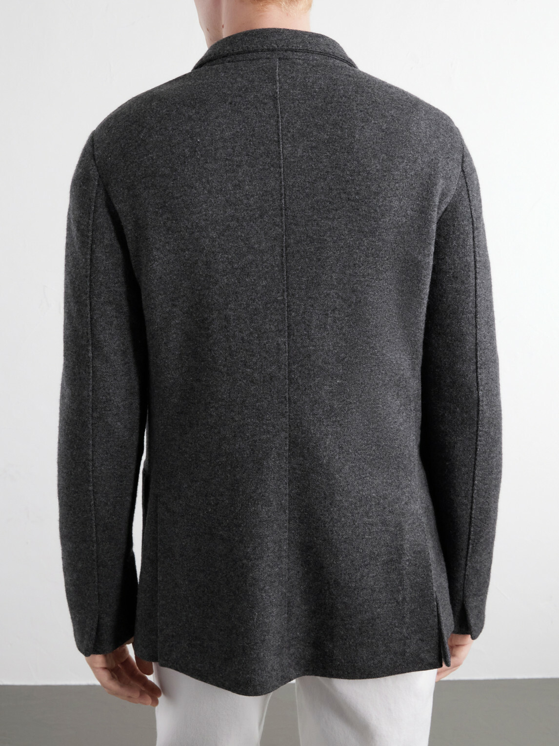 Anderson & Sheppard - Unstructured Wool and Cashmere-Blend Blazer - Gray