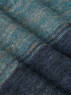 Inis Meáin - Ombré Donegal Linen Sweater - Blue