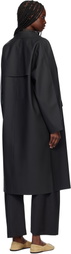 KASSL Editions Black Original Below Rubber Coat