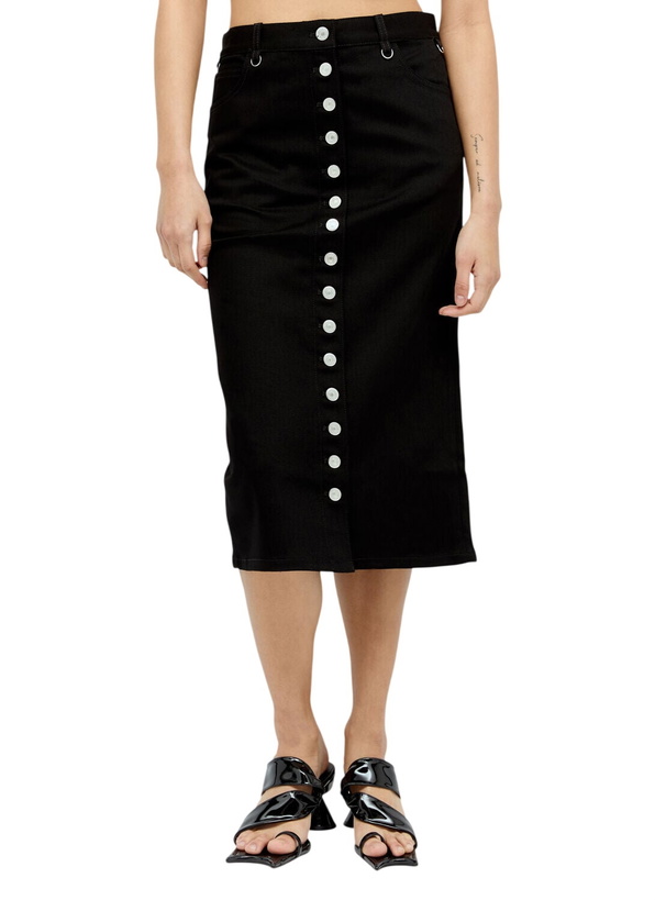 Photo: Courrèges Multiflex Denim Midi Skirt